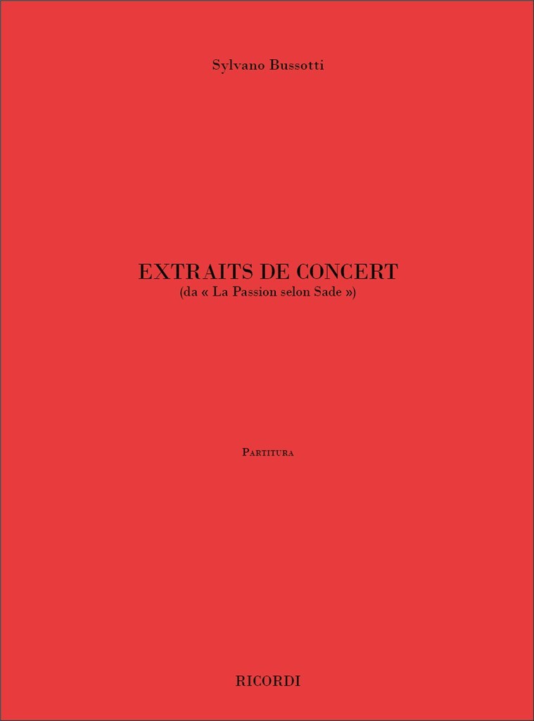 Extraits De Concert